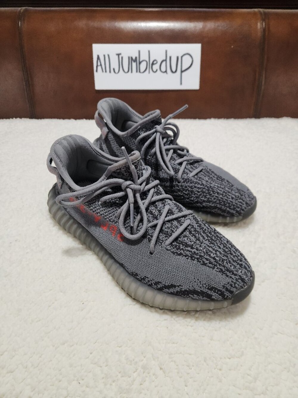 Adidas Yeezy Boost 350 V2 Beluga 2.0 AH2203 Men's Size 11 Grey Sneakers